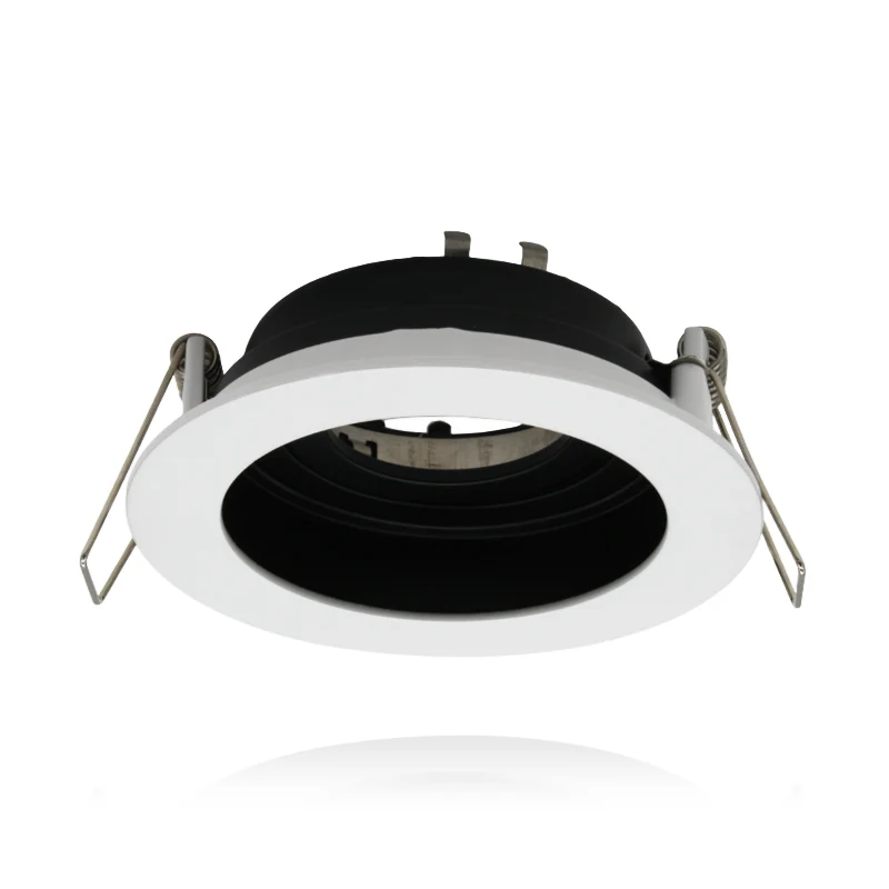 INBOUWSPOT VERDIEPT | Ø90mm | GU10 / MR16 | IP20 | ZWART/WIT