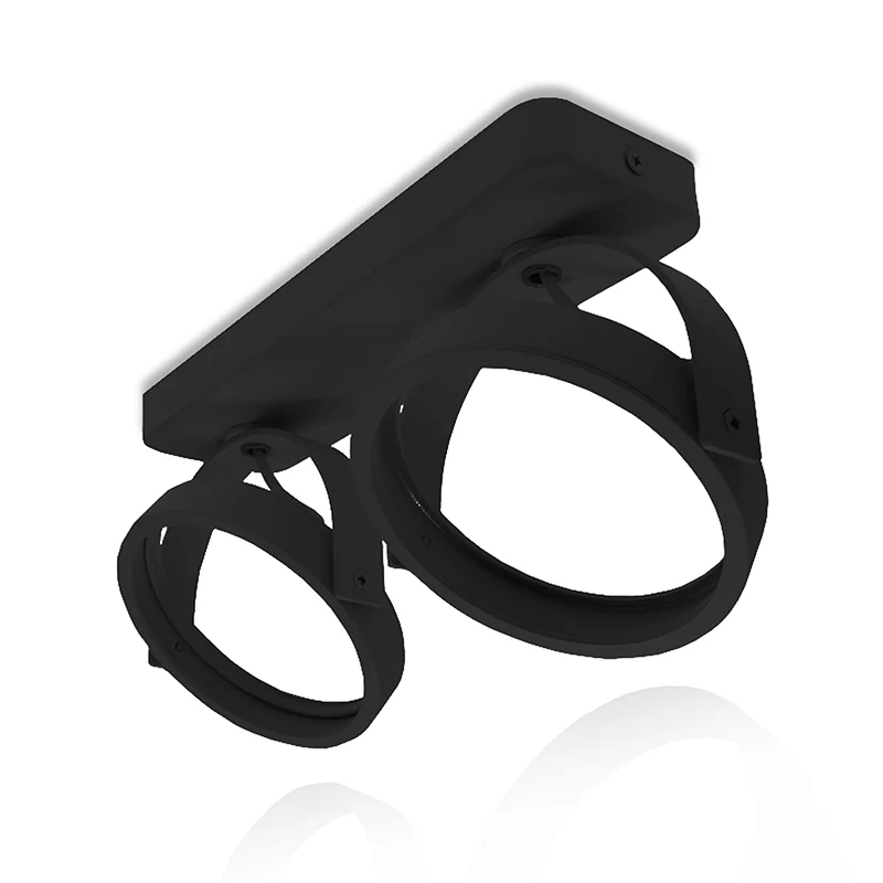 AR111 PLAFONDSPOT ZWART | GU10 FITTING | RICHTBAAR | DUBBEL