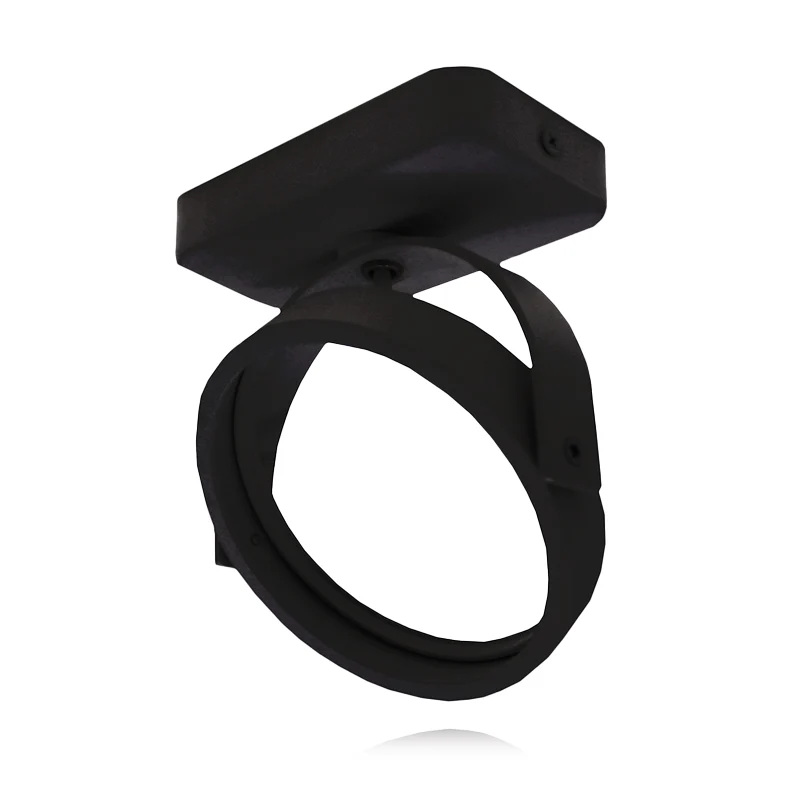 AR111 PLAFONDSPOT ZWART | GU10 FITTING | RICHTBAAR | ENKEL