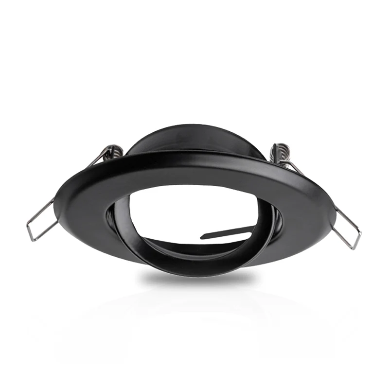 INBOUWSPOT KANTELBAAR | Ø65mm | GU10 / MR16 | IP22 | ZWART