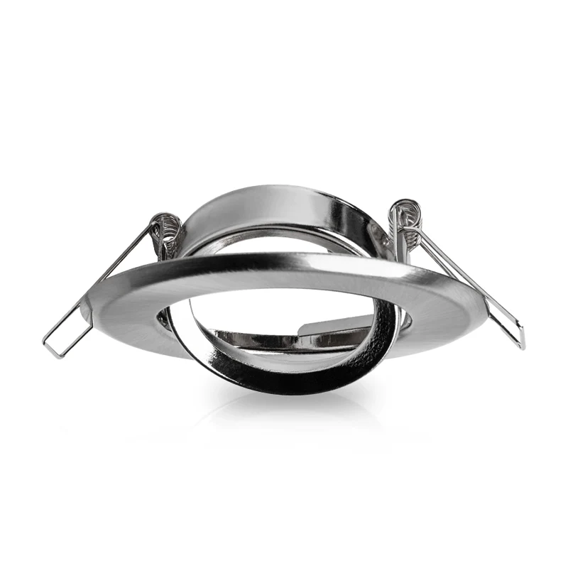 INBOUWSPOT KANTELBAAR | Ø65mm | GU10 / MR16 | IP22 | ZILVER