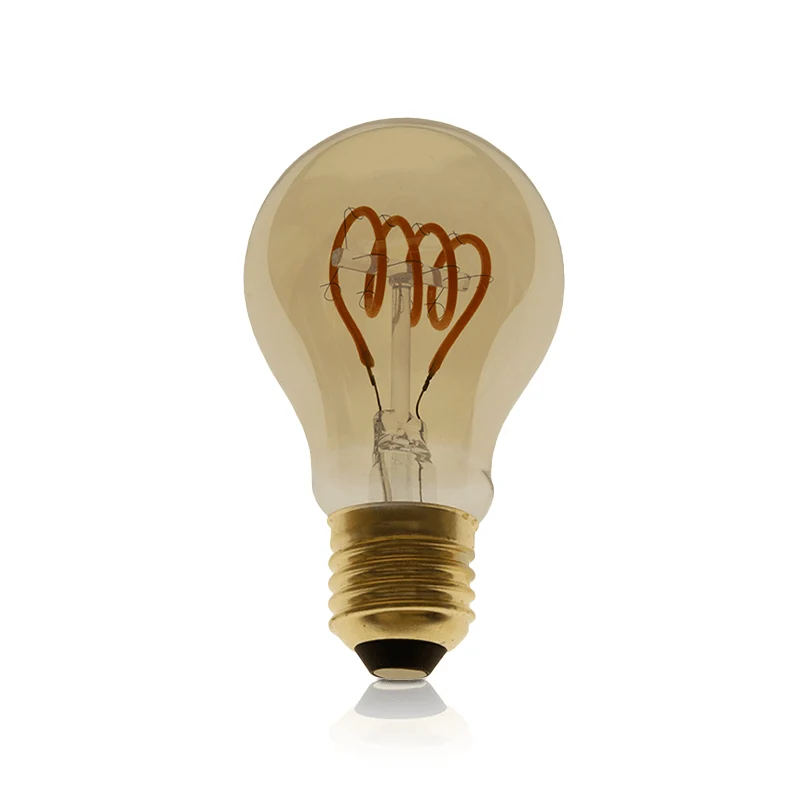 LED FILAMENT | E27 PEER | AMBER | DAGLICHT SENSOR | 4W