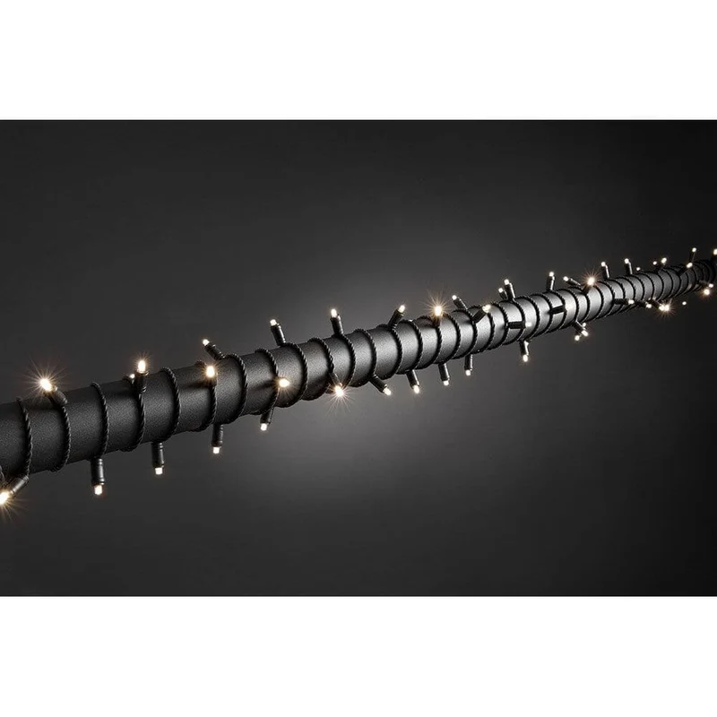 10m Micro LED Lichterkette IP67 80 Warmweiße Dioden IP44
