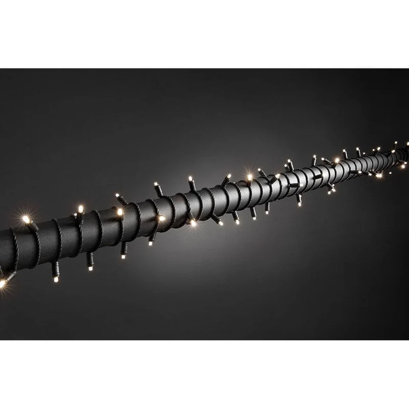 53m Micro LED Lichterkette IP67 40 Warmweiße Dioden IP44