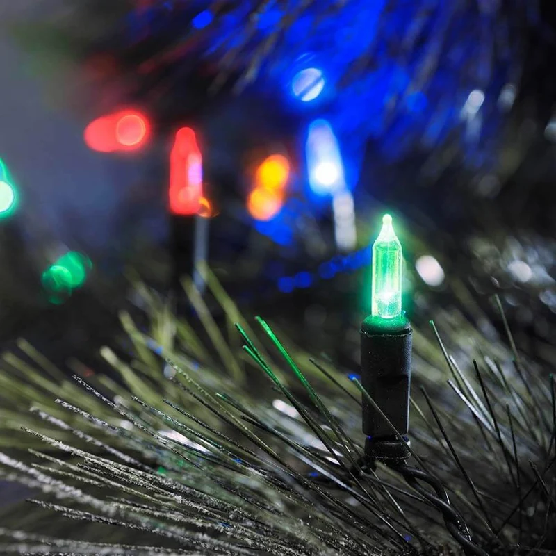 LED Minilichterkette 120 bunte Dioden IP44