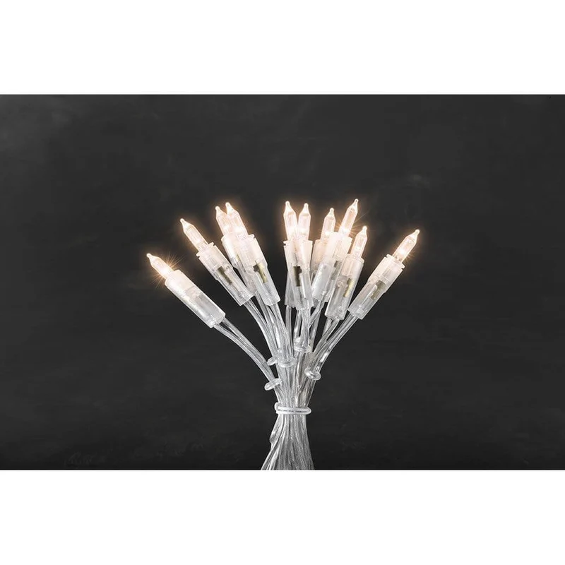 LED Minilichterkette 50 Warmweiße Dioden