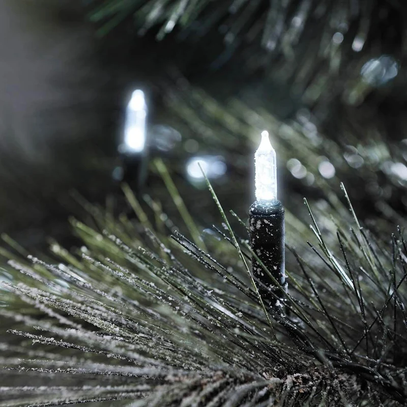 LED Minilichterkette 40 Kaltweiße Dioden IP44