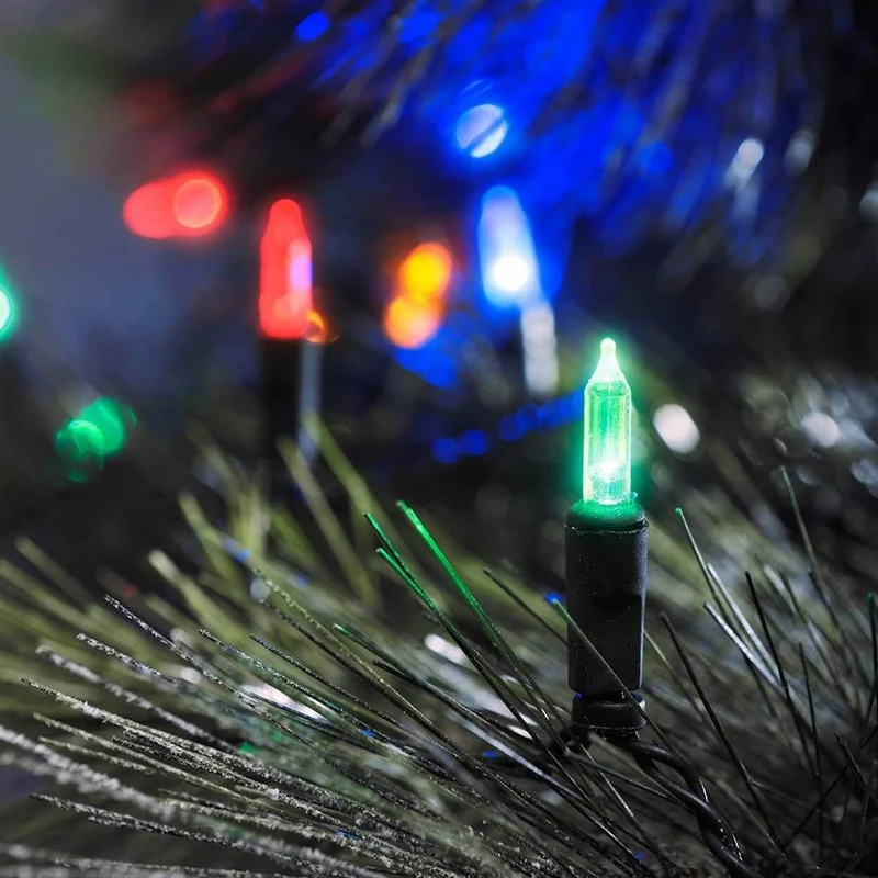 LED Minilichterkette 40 bunte Dioden IP44