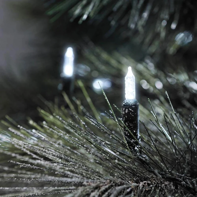 LED Minilichterkette 120 Kaltweiße Dioden IP44