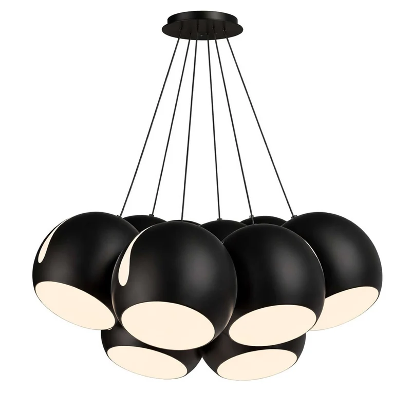 s.luce Ball Cluster Mehrfach-Pendelleuchte 7-flammig 7x30cm