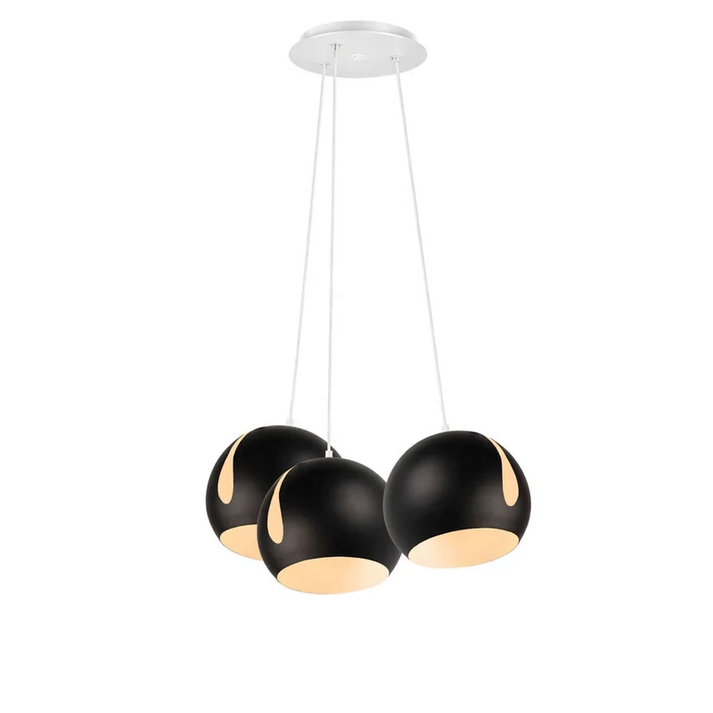 s.luce Ball Cluster Mehrfach-Pendelleuchte 3-flammig 3x20cm