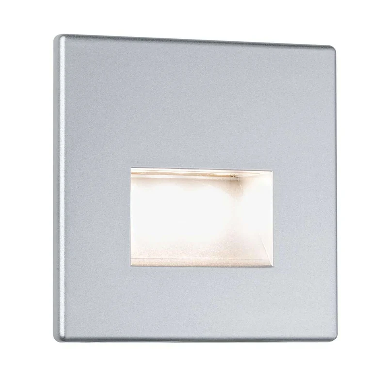 Wandeinbauleuchte LED Edge Quadro Chrom-Matt