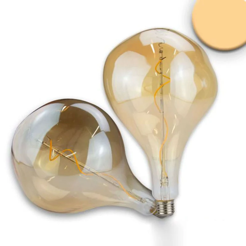 E27 LED Tropfen Ø16,5cm Dimmbar 4W extra Warmweiß 2200K