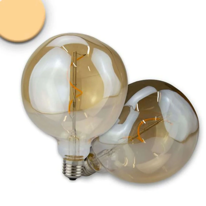 E27 LED Globe Ø12,5cm Dimmbar 4W extra Warmweiß 2200K