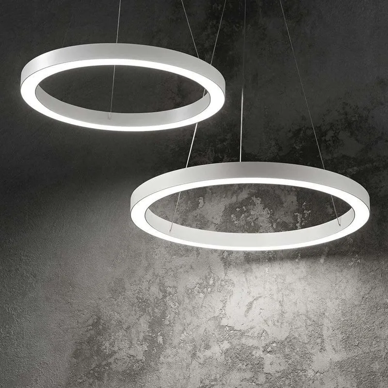 LED Pendelleuchte Oracle Ø 50cm Weiß