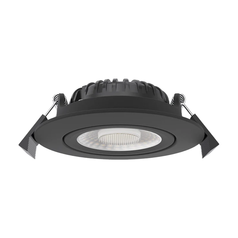 LED INBOUWSPOT | 5/7W | Ø83mm | DIMBAAR | CCT-SWITCH | IP65 | ZWART