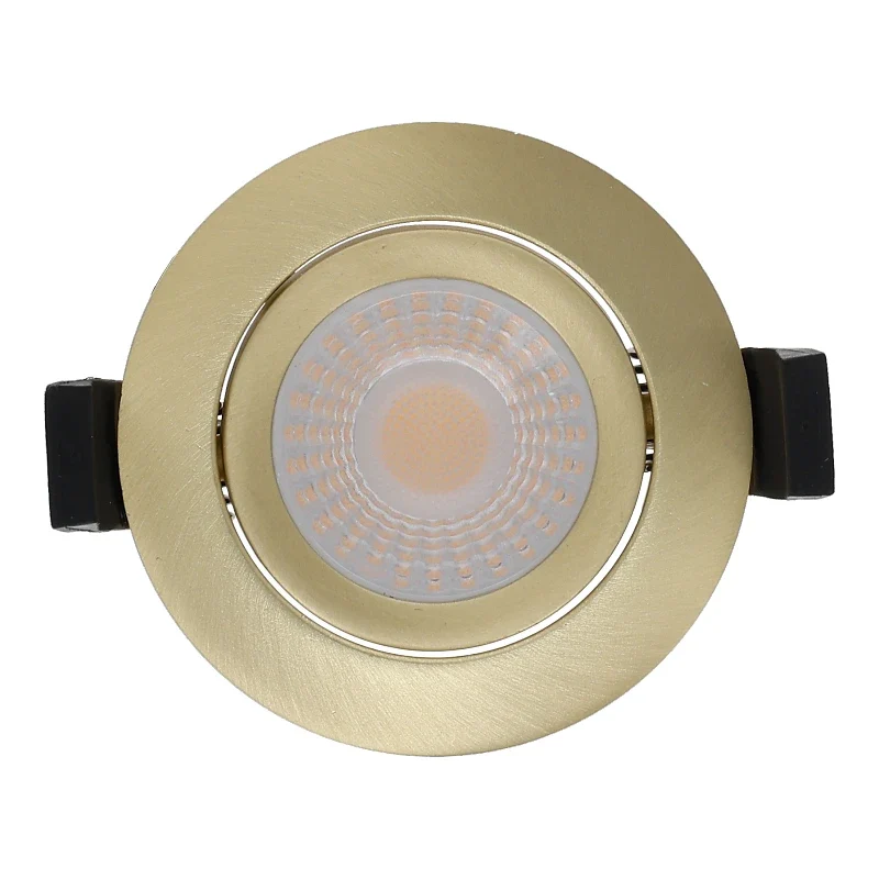 LED INBOUWSPOT | 5/7W | Ø83mm | DIM TO WARM + CCT-SWITCH | IP65 | GOUD