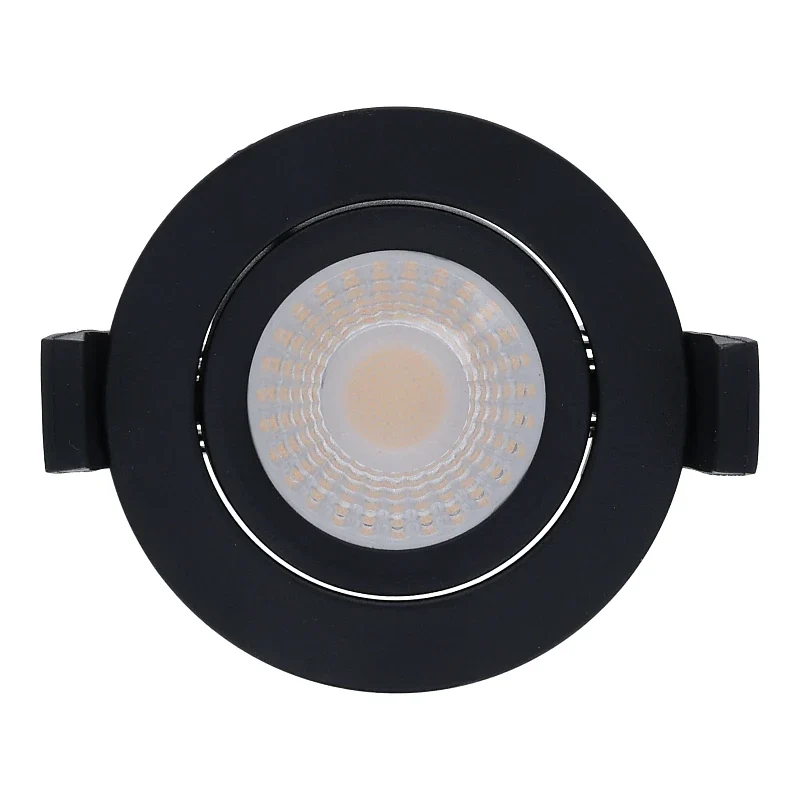 LED INBOUWSPOT | 5/7W | Ø83mm | DIM TO WARM + CCT-SWITCH | IP65 | ZWART