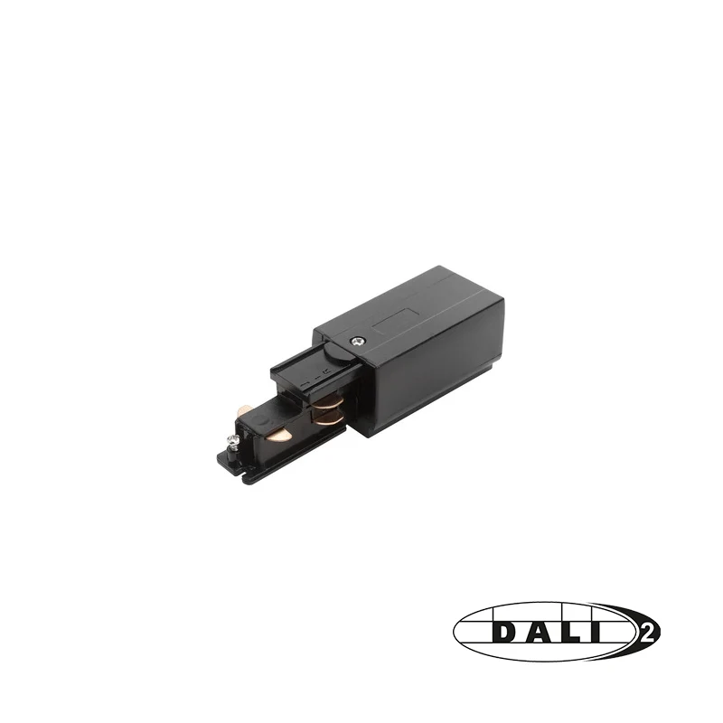 DALI 3-FASE RAIL | POWER CONNECTOR | RECHTS | ZWART