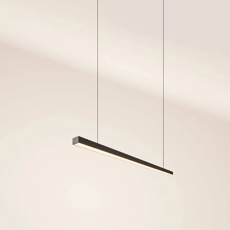 s.luce Oris LED-Linienlampe Büro-Pendelleuchte XL nach Maß 2700K
