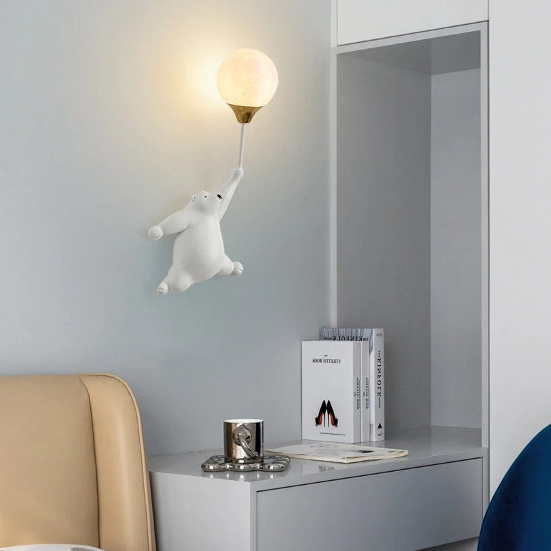 Scandinavische Speelse Wandlamp – Resin & PVC G9 Fitting