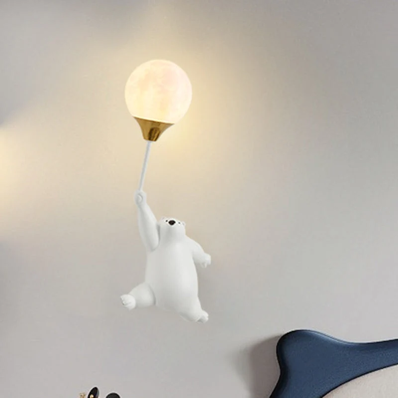 Scandinavische Speelse Wandlamp – Resin & PVC G9 Fitting