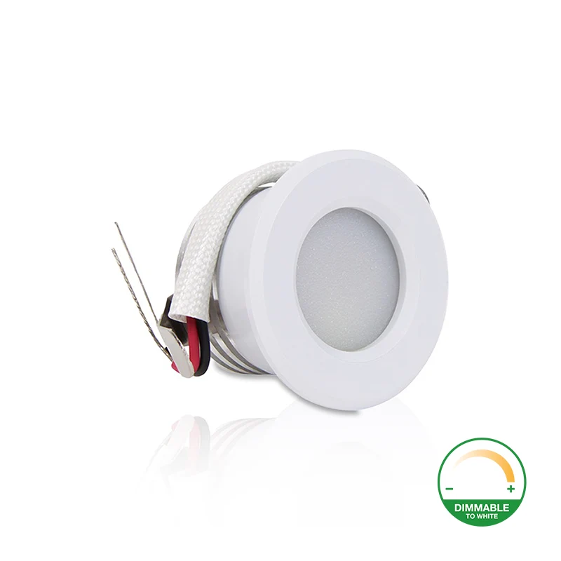 LED MINI INBOUWSPOT | 1.5W | Ø37mm | DIM TO WARM | IP44 | WIT