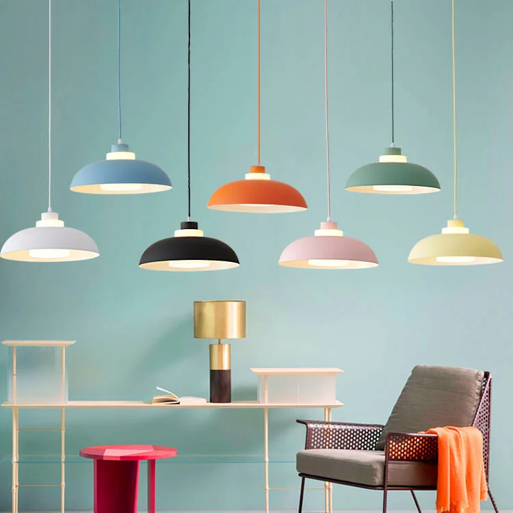 Moderne Aluminium Hanglamp – E26 Fitting, Meerdere Kleuren en Maten
