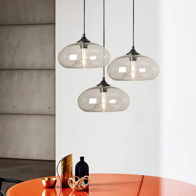 Industriële Glazen Hanglamp – Ø28 cm, Meerdere Kleuren, E26 Fitting