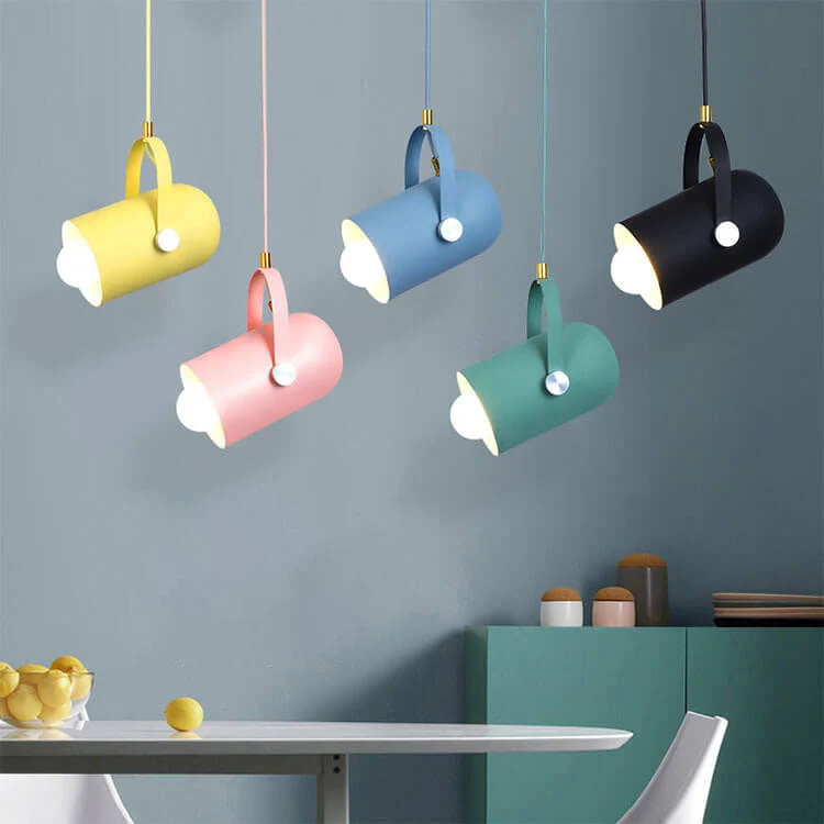 Moderne Kleurrijke Aluminium Hanglamp met Scandinavische Design – 1-licht – E26
