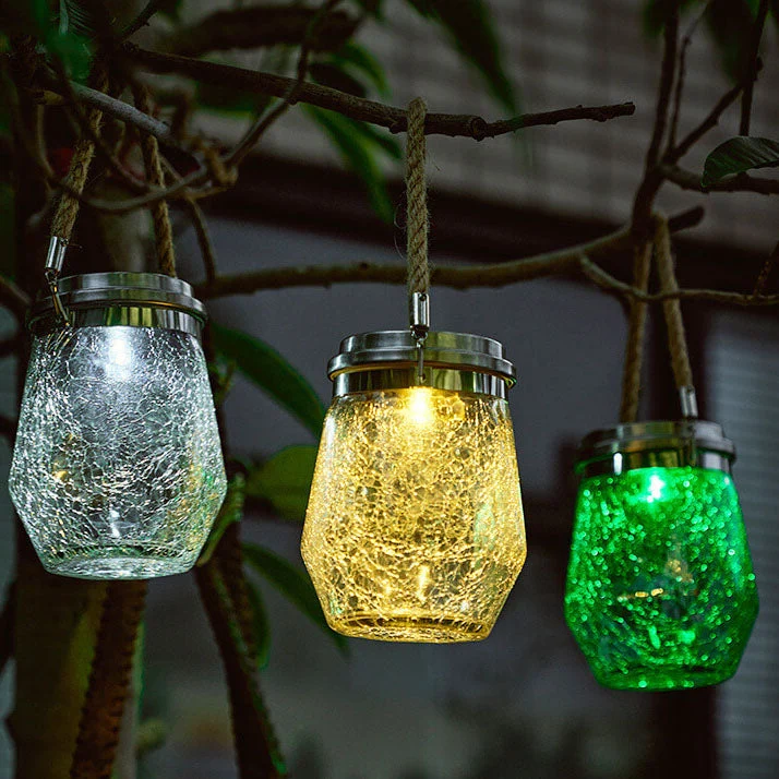 Solar LED Tuinlamp – Creatief Transparant – (30 LED’s)