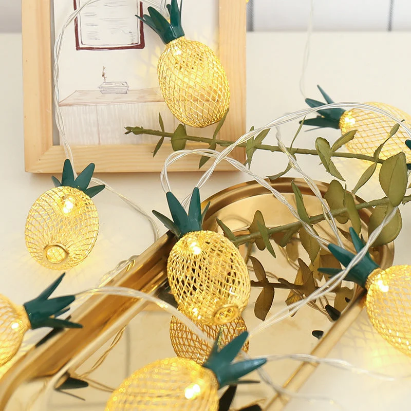 Gele Art Deco LED Lichtslinger – USB – Warme Sfeerverlichting (20 LED’s)
