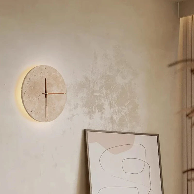 Minimalistische Wandlamp met Klok Design – LED 18W/24W