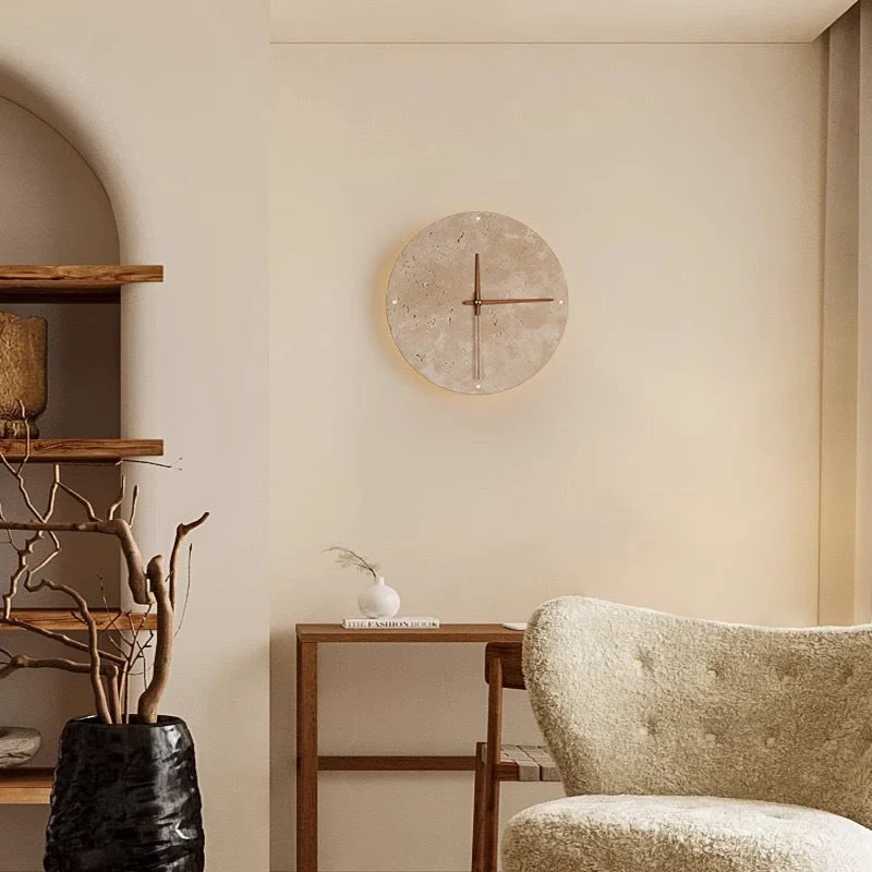 Minimalistische Wandlamp met Klok Design – LED 18W/24W