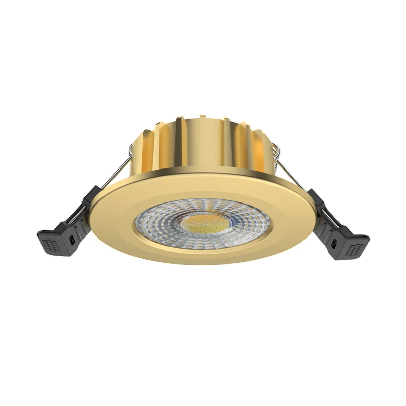 LED INBOUWSPOT | 6W | Ø75mm | DIMBAAR | CCT-SWITCH | IP65 | GOUD