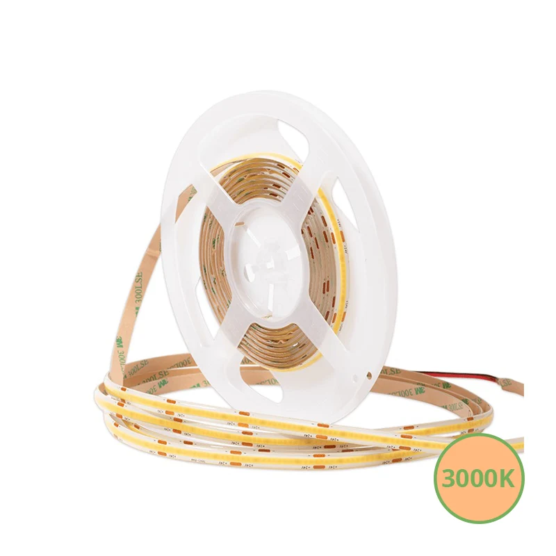 COB LEDSTRIP | VRIJ KNIPBAAR | 24V | IP65 | 5M | 10W/M | 3000K