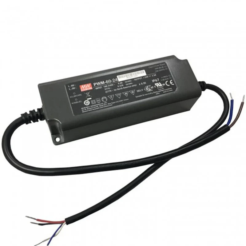 60W zertifiziertes Einbaunetzteil Dali Dimmbar 24V IP67