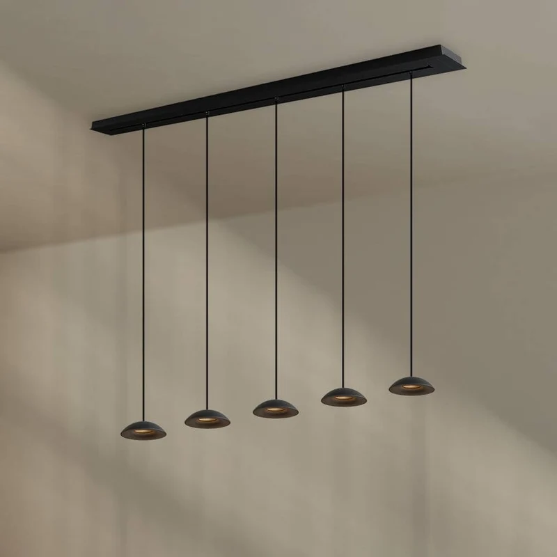 s.luce Santa Air LED Esstisch-Hängeleuchte 5-flammig 160cm