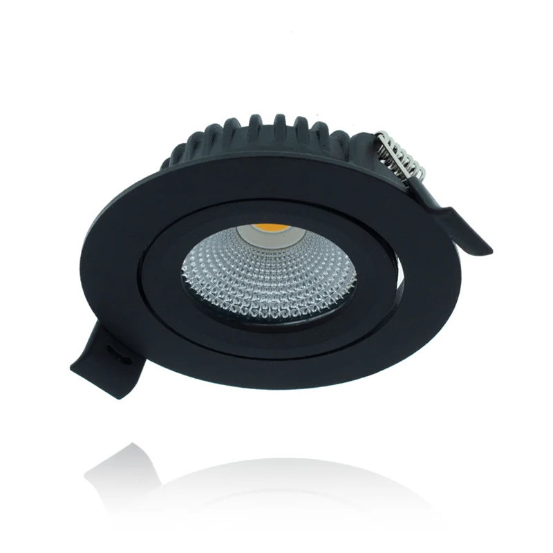 LED INBOUWSPOT | 5W | Ø81mm | DIM TO WARM | SLIM-FIT | ZWART