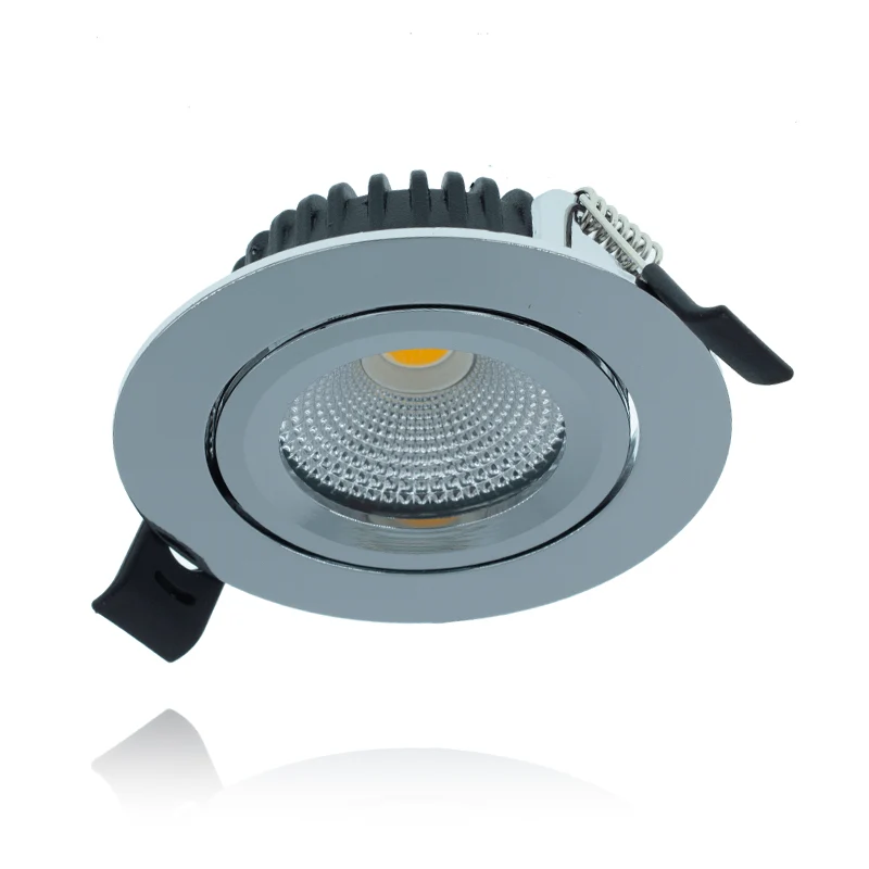 LED INBOUWSPOT | 5W | Ø81mm | DIM TO WARM | SLIM-FIT | CHROME