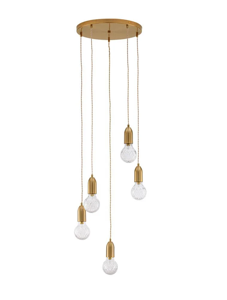 Veda Pendelleuchte G9 5-flammig Ø 40cm