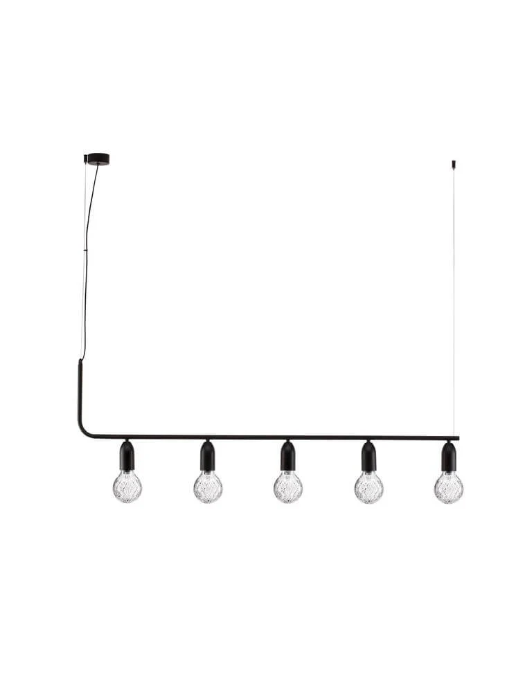Veda Pendelleuchte 128cm G9 Horizontal 5-flammig