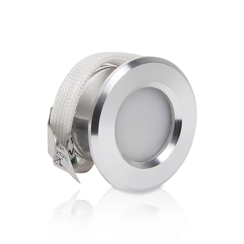 LED MINI INBOUWSPOT | 1.5W | Ø37mm | DIMBAAR | IP44 | ZILVER