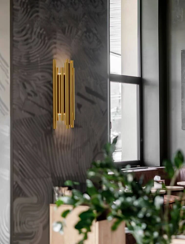 Felix LED Wandleuchte 3000K Gold