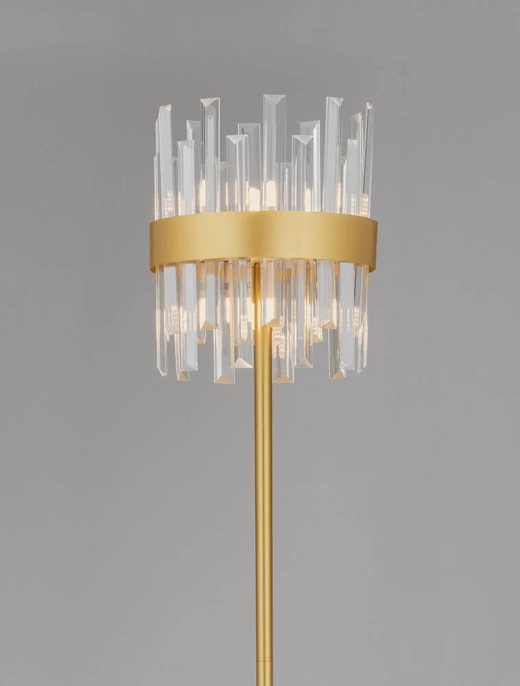 Crown Stehlampe Gold