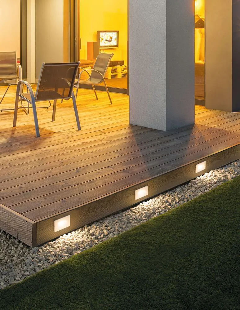 Cove LED Außenwandeinbauleuchte Horizontal 3000K Weiß IP54