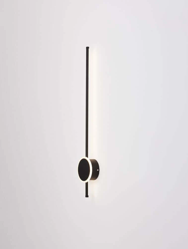 Clock LED Wandleuchte 3000K Schwarz