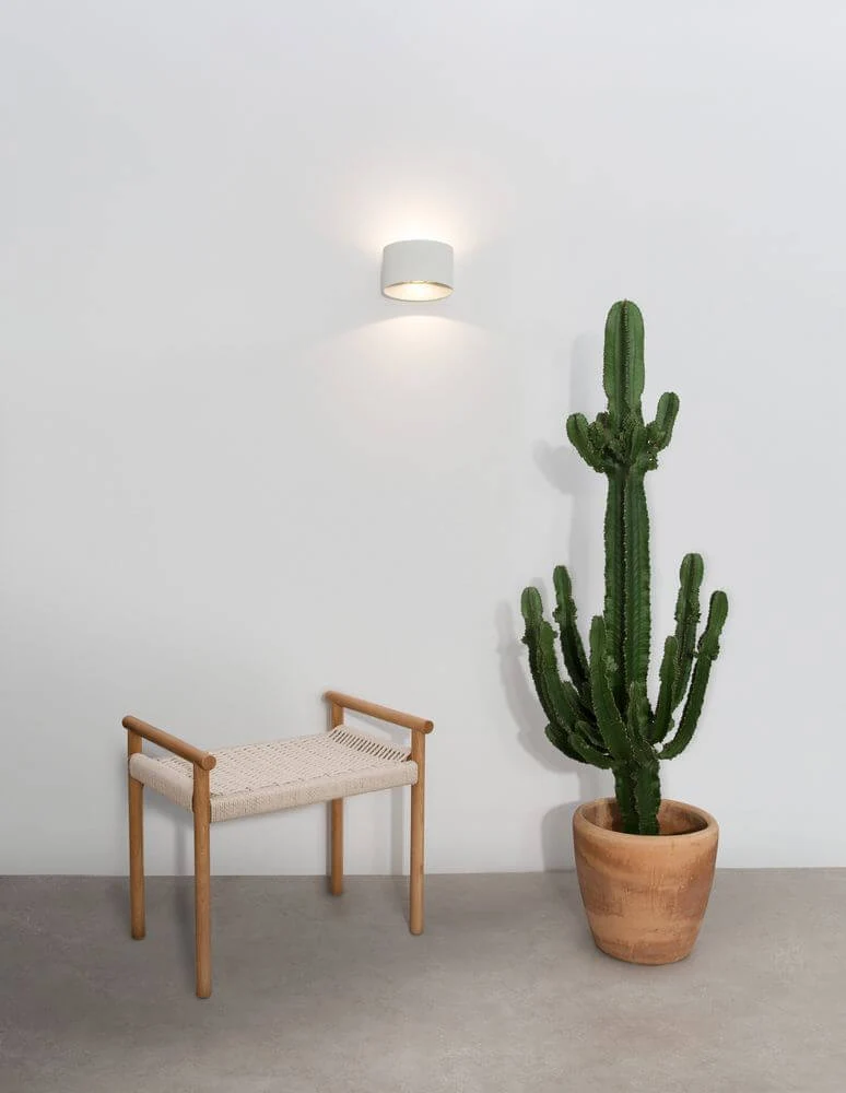 Chez LED Außenwandleuchte Oval 3000K Weiß IP54