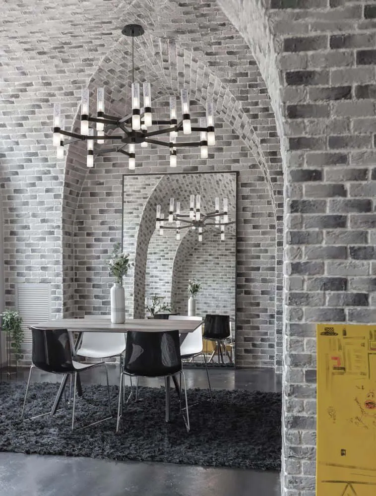 Century Pendelleuchte 30-flammig Ø 120cm Schwarz, Transparent