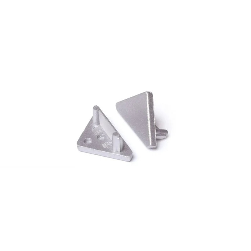 END CAP | CABI | 12MM | ZILVER | 20 STUKS